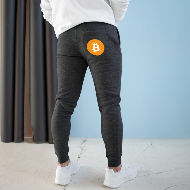 Bitcoin (BTC) Unisex Premium Fleece Joggers