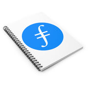 Filecoin (FIL) Spiral Notebook - Ruled Line