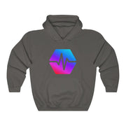 PulseChain (PLS) Unisex Heavy Blend™ Hooded Sweatshirt