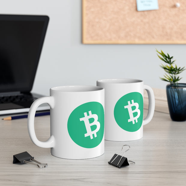 Bitcoin Cash (BCH) Ceramic Mug 11oz