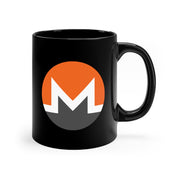 Monero (XMR) 11oz Black Mug