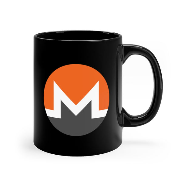 Monero (XMR) 11oz Black Mug