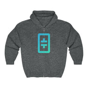 Theta (THETA) Unisex Heavy Blend™ Full Zip Hooded Sweatshirt
