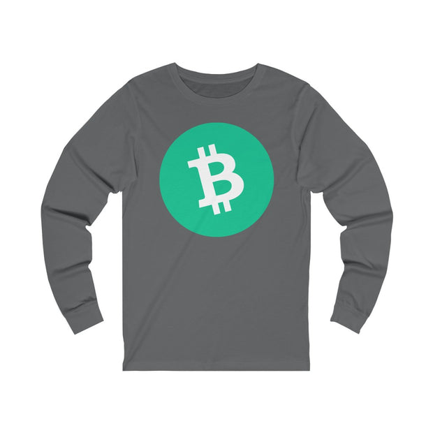 Bitcoin Cash (BCH) Unisex Jersey Long Sleeve Tee