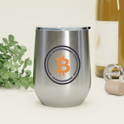 Wrapped Bitcoin (WBTC) 12oz Insulated Wine Tumbler