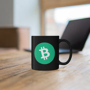 Bitcoin Cash (BCH) 11oz Black Mug