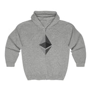 Ehtereum (ETH) Unisex Heavy Blend™ Full Zip Hooded Sweatshirt