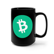Bitcoin Cash (BCH) Black Mug 15oz