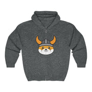 Floki Inu (FLOKI) Unisex Heavy Blend™ Full Zip Hooded Sweatshirt