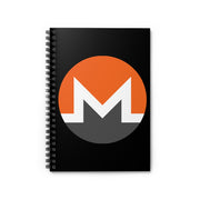 Monero (XMR) Spiral Notebook - Ruled Line