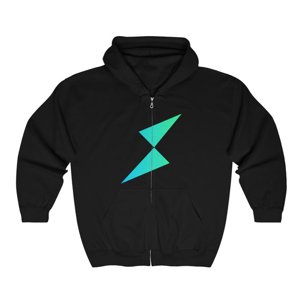 THORChain (RUNE) Unisex Heavy Blend™ Full Zip Hooded Sweatshirt