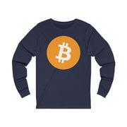 Bitcoin (BTC) Unisex Jersey Long Sleeve Tee