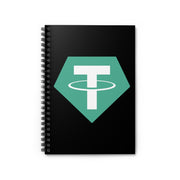 Tether (USDT) Spiral Notebook - Ruled Line