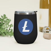 Litecoin (LTC) 12oz Insulated Wine Tumbler