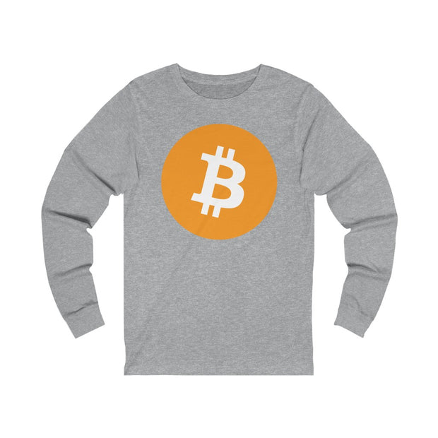 Bitcoin (BTC) Unisex Jersey Long Sleeve Tee