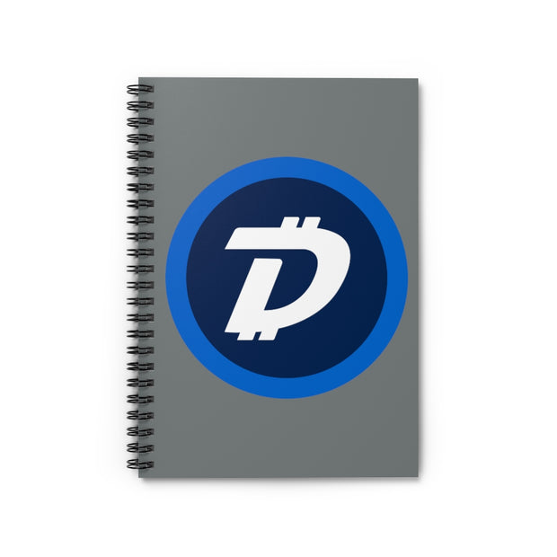 DigiByte (DGB) Spiral Notebook - Ruled Line
