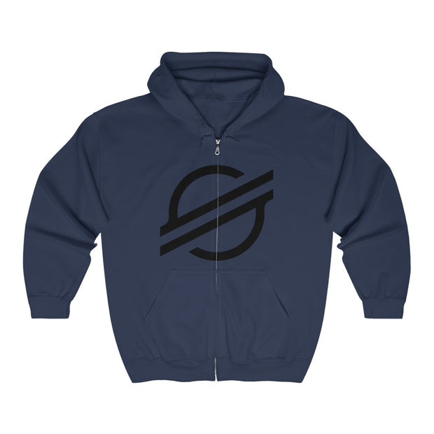 Stellar (XLM) Unisex Heavy Blend™ Full Zip Hooded Sweatshirt
