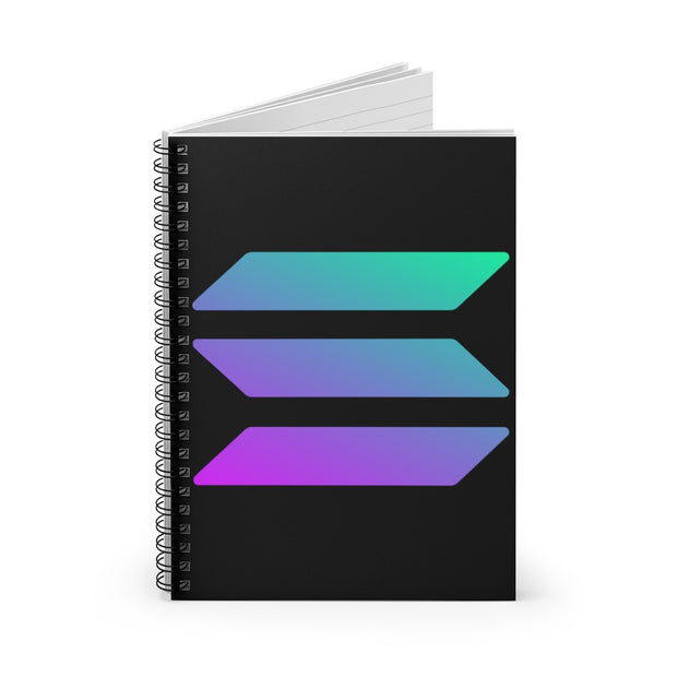 Solana (SOL) Spiral Notebook - Ruled Line