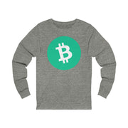 Bitcoin Cash (BCH) Unisex Jersey Long Sleeve Tee
