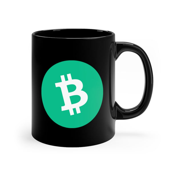 Bitcoin Cash (BCH) 11oz Black Mug