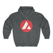 Avalanche (AVAX) Unisex Heavy Blend™ Full Zip Hooded Sweatshirt