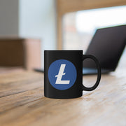Litecoin (LTC) 11oz Black Mug