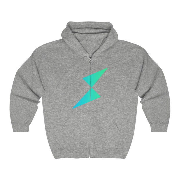 THORChain (RUNE) Unisex Heavy Blend™ Full Zip Hooded Sweatshirt