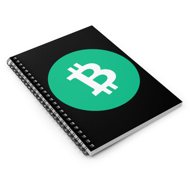 Bitcoin Cash (BCH) Spiral Notebook - Ruled Line