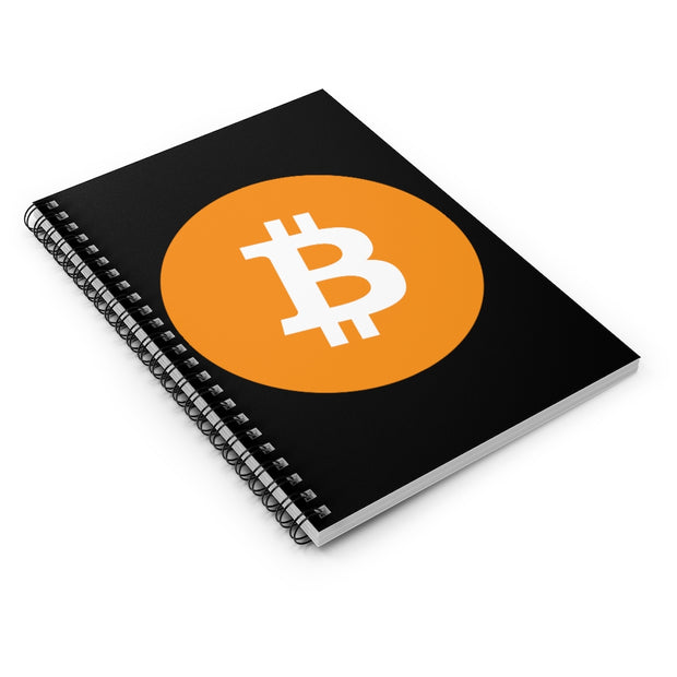 Bitcoin (BTC) Spiral Notebook - Ruled Line