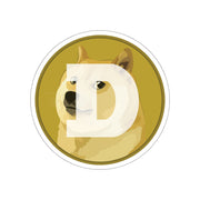 Dogecoin (DOGE) Die-Cut Stickers