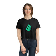 Compound (COMP) Women's Flowy Cropped Tee