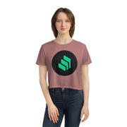 Compound (COMP) Women's Flowy Cropped Tee