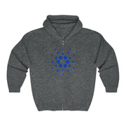 Cardano (ADA) Unisex Heavy Blend™ Full Zip Hooded Sweatshirt