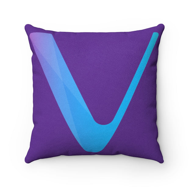 VeChain (VET) Faux Suede Square Pillow