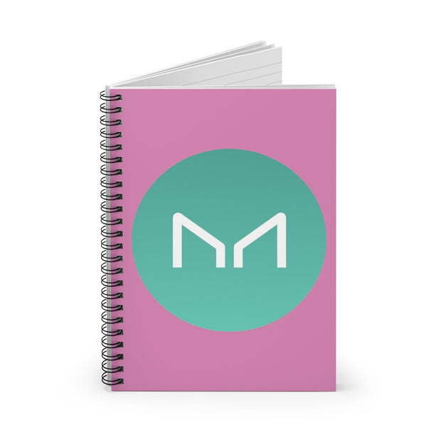 Maker (MKR) Spiral Notebook - Ruled Line