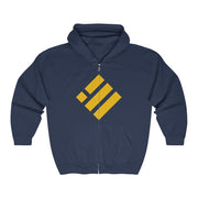 Binance USD (BUSD) Unisex Heavy Blend™ Full Zip Hooded Sweatshirt