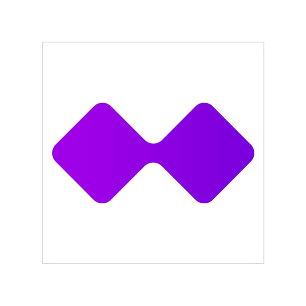 MimbleWimbleCoin (MWC) Transparent Outdoor Stickers, Square