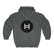 Hedera (HBAR) Unisex Heavy Blend™ Full Zip Hooded Sweatshirt