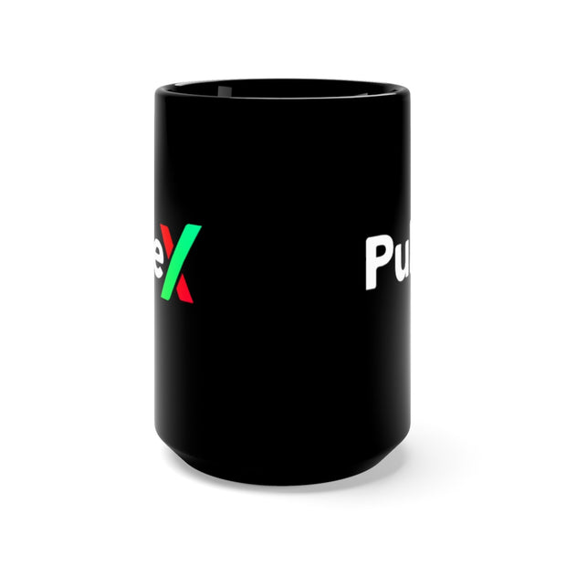 PulseX (PLSX) Black Mug 15oz