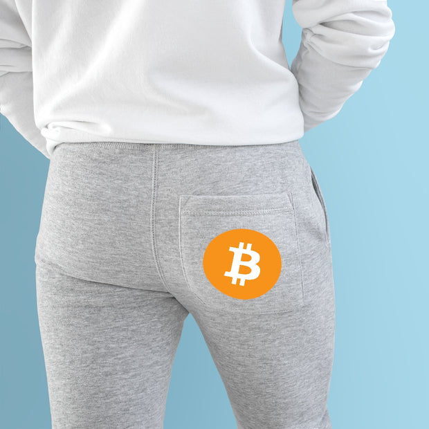 Bitcoin (BTC) Unisex Premium Fleece Joggers