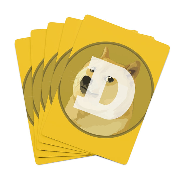 Dogecoin (DOGE) Custom Poker Cards