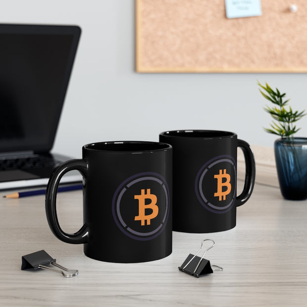 Wrapped Bitcoin (WBTC) 11oz Black Mug