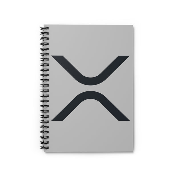 Ripple (XRP) Spiral Notebook - Ruled Line