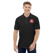 Avalanche (AVAX) Embroidered Men's Polo Shirt