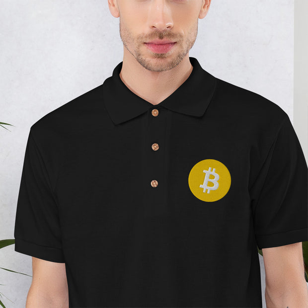 Bitcoin (BTC) Embroidered Men&