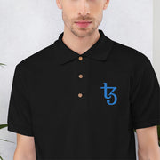 Tezos (XTZ) Embroidered Men's Polo Shirt