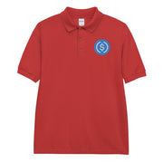 USD Coin (USDC) Embroidered Men's Polo Shirt