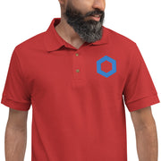 Chainlink (LINK) Embroidered Men's Polo Shirt