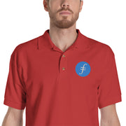 Filecoin (FIL) Embroidered Men's Polo Shirt