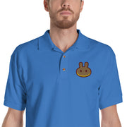 PancakeSwap (CAKE) Embroidered Men's Polo Shirt